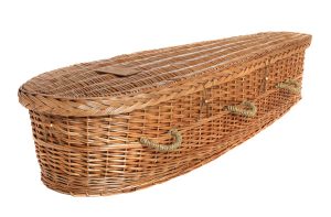 English Willow Tribute Coffin