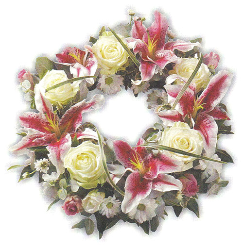 Lily & Rose Wreath